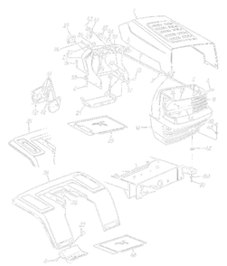 Part Location Diagram of 710-3010 Husky Hex Nut 5/16-18 Thd.